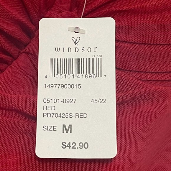 NWT Windsor Stunning Sweetheart Mesh Mini Dress | Size: Small - Picture 4 of 4